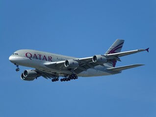 Airbus A380-800 der Qatar Airways