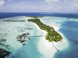 Niyama Private Islands Maldives Insel von oben