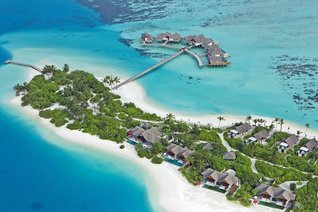 Niyama Private Islands Maldives Insel Resorts von ganz oben