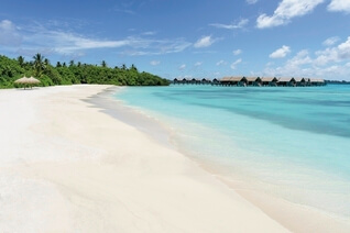 Shangri-La's Villingili Resort und Spa Traum Beach