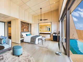 The St. Regis Maldives Vommuli Resort Villa Wohnbeispiel