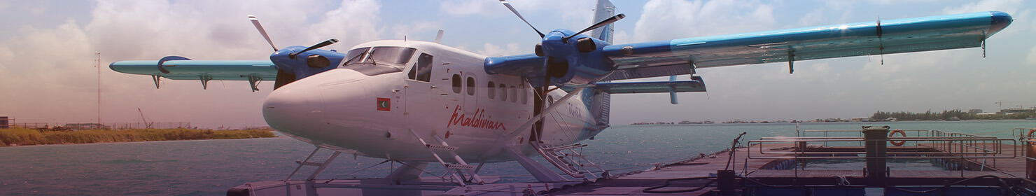 Transfer Wasserflugzeug Dharavandhoo Island DRV Airport