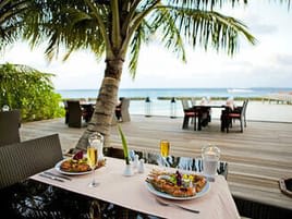 Restaurant Kuramathi Maldives auf den Malediven